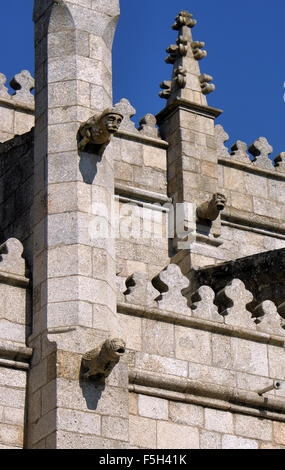 Alte Kathedrale in Guarda, Portugal (Detail) Stockfoto