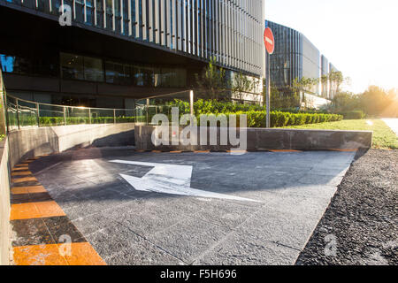 Professional verwenden Auto Werbung backplate Stockfoto