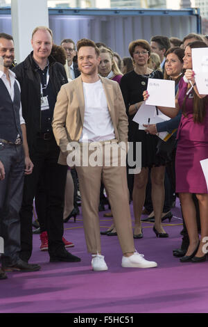 Deutscher Radiopreis 2015 (German Radio Award 2015) im Schuppen 52.  Mitwirkende: Olly Murs wo: Hamburg, Deutschland bei: 03 Sep 2015 Stockfoto