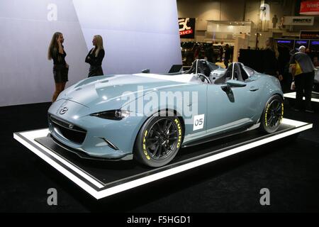 Las Vegas, NV, USA. 4. November 2015. MX-5 Speedster Concept Car in die Teilnehmerliste für die 2015 SEMA Show 2016 - Mi, Las Vegas Convention Center, Las Vegas, NV 4. November 2015. Bildnachweis: James Atoa/Everett Collection/Alamy Live-Nachrichten Stockfoto