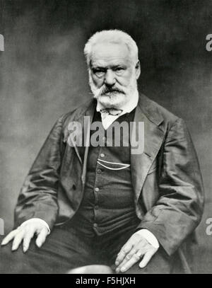 Porträt des Dichters Victor Hugo Stockfoto