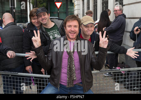 Simon Le Bon im Bild Ankunft am Radio 2 Studio Featuring: Simon Le Bon wo: London, Vereinigtes Königreich bei: 04 Sep 2015 Stockfoto