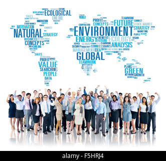 Umwelt-Ökologie-Naturschutz-Produktivität-Konzept Stockfoto
