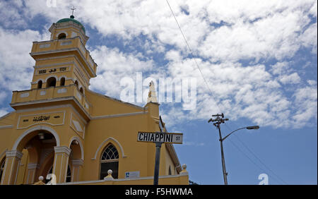 Nurul Islam Moschee, gegründet 1844 in Bo-Kaap, Kapstadt Malay Quarter. Stockfoto