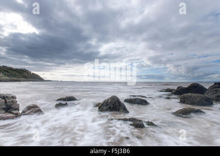 Ein Blick vom Ladye Bay Clevedon, Somerset. Stockfoto