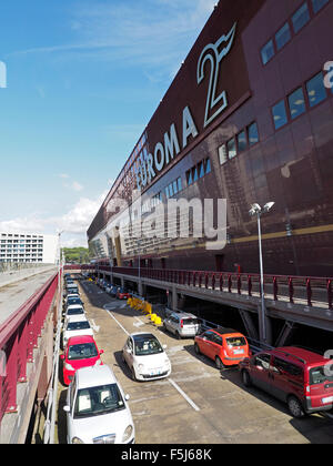 Euroma2 Luxus-Shopping-Mall in der EUR-Bezirk von Rom, Italien Stockfoto