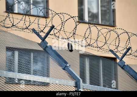 Flüchtling Haftanstalt Bela-Jezova in Bela Pod Bezdezem, Tschechische Republik, 5. November 2015. (CTK Foto/Radek Petrasek) Stockfoto