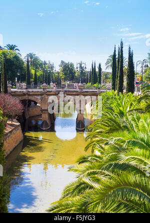 SA Sierra historische Stadt Kanal und Passeig Mallorca, Porta de Santa Catalina, Palma De Mallorca, Mallorca, Balearen Stockfoto