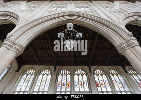 Innenraum der Holy Trinity Church, Long Melford, Suffolk Stockfoto