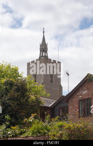 Str. Marys Kirche, Boxford, Suffolk Stockfoto