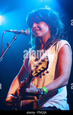 Tatiana DeMaria die live im Barfly Camden Featuring: Tatiana DeMaria Where: London, Vereinigtes Königreich bei: 03 Sep 2015 Stockfoto