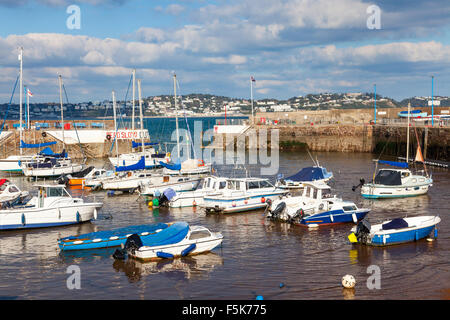 Boote in Paignton Hafen Devon England UK Europa Stockfoto