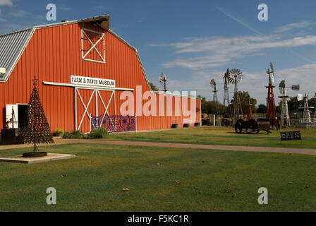 Farm Ranch Museum alte Stadt Museum Komplex Elk City Oklahoma USA Stockfoto