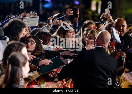 Natalie Dormer besucht die UK-Premiere von The Hunger Games: Mockingjay - Teil2 am 11.05.2015 im ODEON Leicester Square. Bild von Julie Edwards. Stockfoto