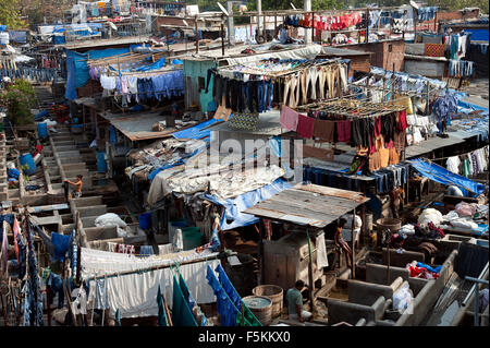 Das Bild von Dhobi Gaht in Mumbai, Indien Stockfoto