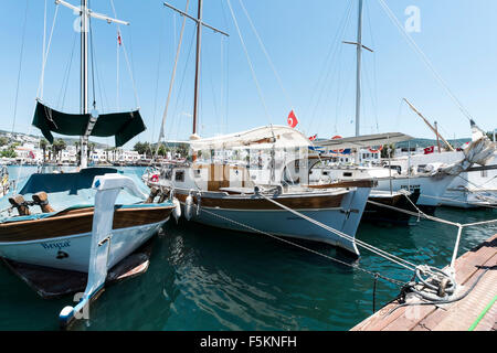 Hafen von Bodrum, Provinz Mugla, Türkei Stockfoto