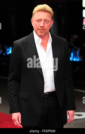 Berlin, Deutschland. 5. November 2015. Ehemaliger deutscher Tennisspieler Boris Becker kümmert sich um die "GQ Men of The Year Awards 2015" in Berlin, Deutschland. Am 5. November 2015. / picture Alliance/Alamy Live News Stockfoto