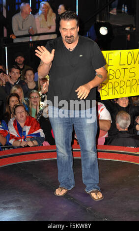 Celebrity Big Brother Räumung in Elstree Studios Featuring: Daniel Baldwin wo: London, Vereinigtes Königreich bei: 04 Sep 2015 Stockfoto