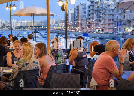 Café Raffael Restaurant St. Julians Malta Stockfoto