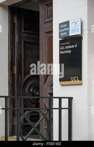 Eingang zum UCL Stockfoto