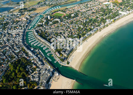 Le Pouliguen (West Küste von Frankreich): Bucht von La Baule Stockfoto