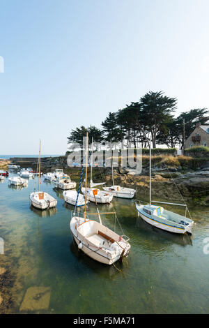 Piriac-Sur-Mer (Frankreich): "Anse Lerat" Bucht Stockfoto