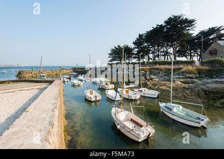 Piriac-Sur-Mer (Frankreich): "Anse Lerat" Bucht Stockfoto