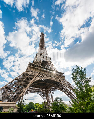 Eiffelturm, Tour Eiffel, Paris, Ile de France, Frankreich Stockfoto
