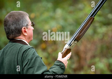 Mann auf die Jagd Stockfoto