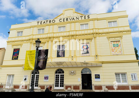 Cervantes Theater in Malaga, Andalusien, Spanien Stockfoto