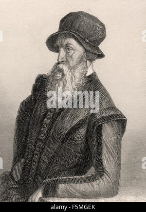 Benvenuto Cellini, 1500-1571, ein italienischer Goldschmied, Bildhauer Stockfoto