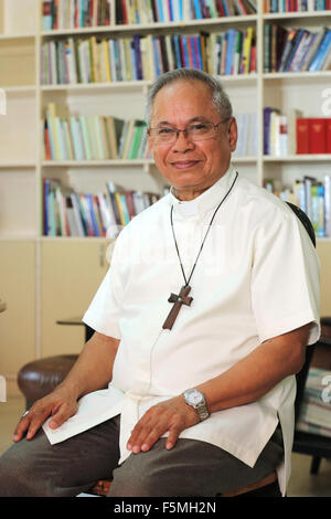 Roman Christian Kardinal ORLANDO QUEVEDO (76), Erzbistum Cotabato, Mindanao, Philippinen Stockfoto