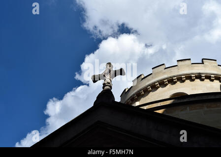 Temple Church, London England. Historischen Rundkirche des Templerordens Stockfoto