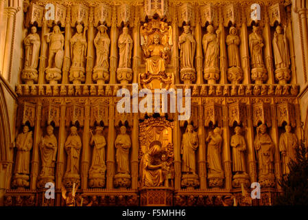 Southwark Cathedral großer Bildschirm Stockfoto