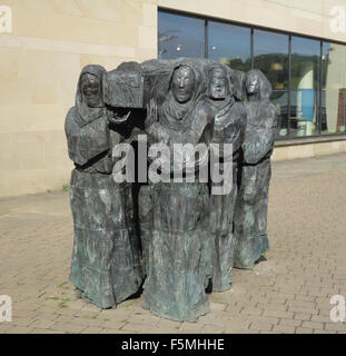 Die Reise Skulptur, Durham Stockfoto