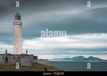 Leuchtturm am Ardnamurchan Point, der westlichste Land auf Festland Großbritannien Stockfoto