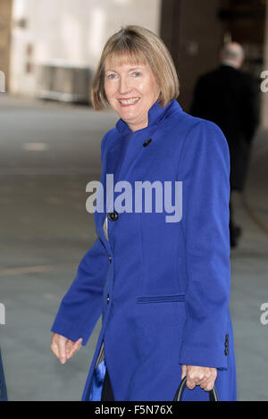 "Die Andrew Marr Show" bei den BBC-Studios - Ankünfte mit: Harriet Harman Where: London, Vereinigtes Königreich bei: 06 Sep 2015 Stockfoto