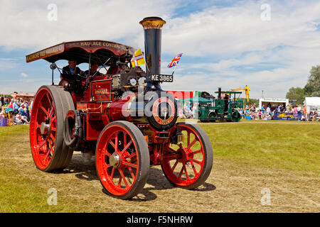 1914 Burrell Zugmaschine "Duke of Kent" in 2015 Norton Fitzwarren Dampf Fayre, Somerset, Großbritannien Stockfoto