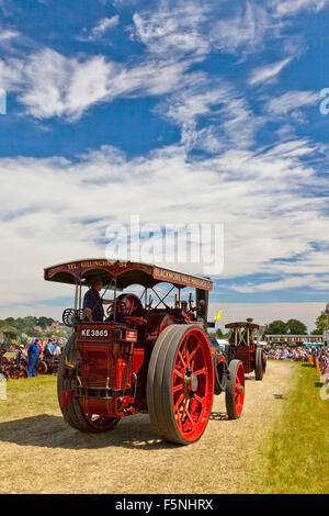 1914 Burrell Zugmaschine "Duke of Kent" in 2015 Norton Fitzwarren Dampf Fayre, Somerset, Großbritannien Stockfoto