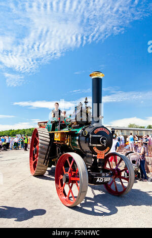 Ein Vintage Robey Zugmaschine auf 2015 Norton Fitzwarren Dampf Fayre, Somerset, Großbritannien Stockfoto