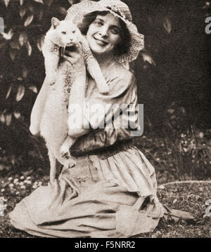 Maud Allan, 1873-1956.  Pianist wandte sich Schauspieler, Tänzer und Choreograf.  Von The Pageant des Jahrhunderts veröffentlicht 1934 Stockfoto