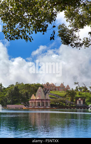 Sees Grand Bassin - hindu-Tempel von Mauritius Stockfoto