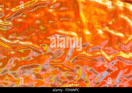 glänzende zerknüllter Folie Hintergrundtextur Stockfoto