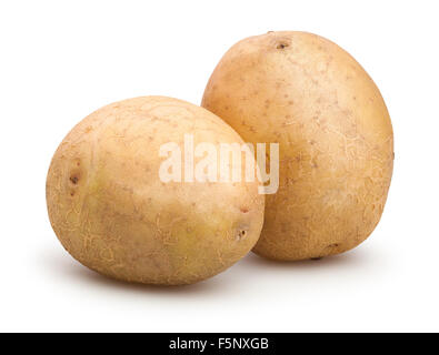 Kartoffeln, isoliert Stockfoto