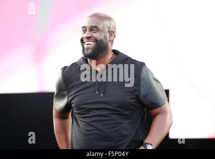 Made in America Festival - Tag 1 - Performances mit: De La Soul, Kelvin Mercer, Posdnuos wo: Philadelphia, Pennsylvania, Vereinigte Staaten, wann: 05 Sep 2015 Stockfoto