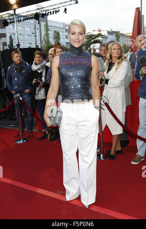 Prominente Besucher der Nacht der Legenden bin 06.09.2015 im Schmidts Tivoli Featuring: Judith Rakers wo: Hamburg, Deutschland bei: 06 Sep 2015 Stockfoto