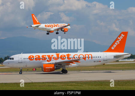 EasyJet Airbus Stockfoto