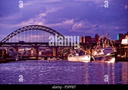 Royal Yacht Britannia River Tyne vor dem Auflegen in Edinburgh Stockfoto