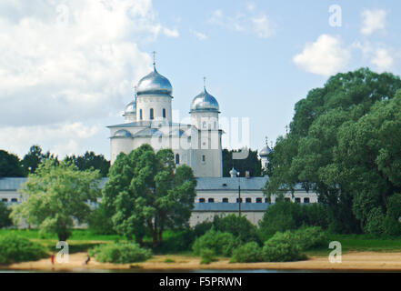 Jurjew-Kloster. Weliki Nowgorod, Russland Stockfoto