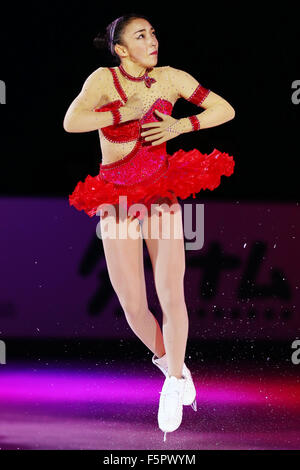 Peking, China. 8. November 2015. RIKA Hongo (JPN) Eiskunstlauf: Audi Cup of China 2015 ISU Grand Prix Eiskunstlauf Damen Ausstellung im Capital Indoor Stadium in Peking, China. © Shingo Ito/AFLO SPORT/Alamy Live-Nachrichten Stockfoto